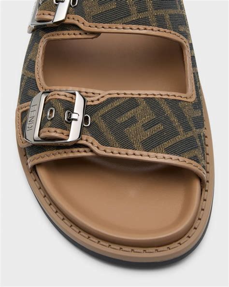 fendi double strap slides